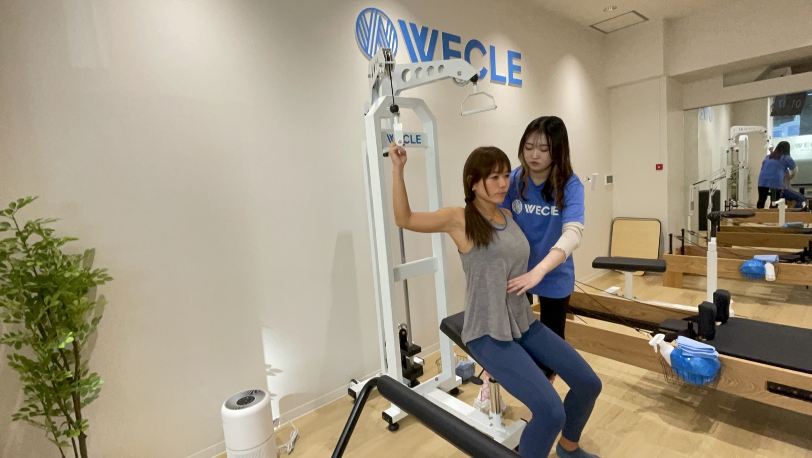 WECLEのオリジナルマシン・スムースショルダープレイス